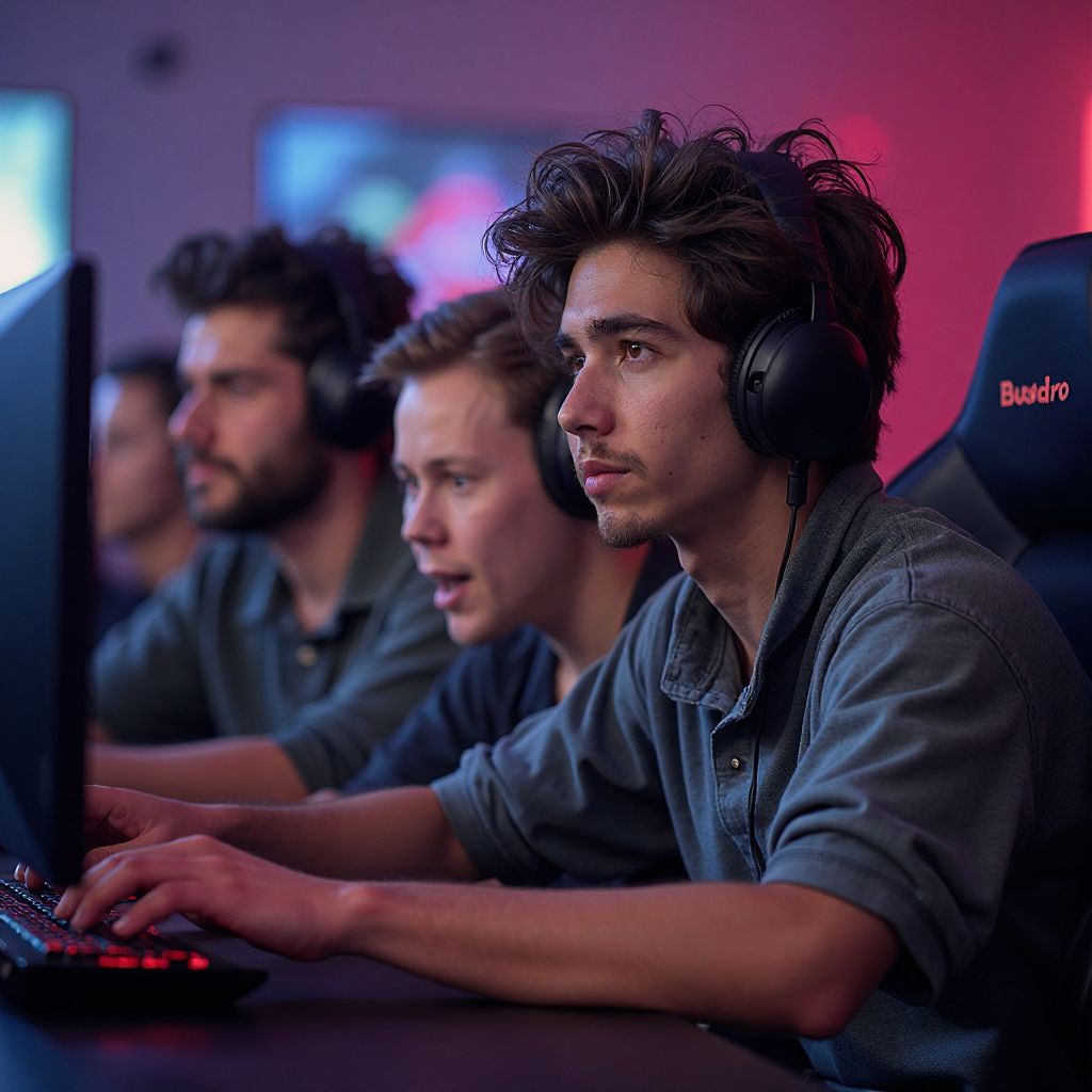 Геймери за спільною грою на турнірі
